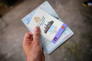 Immigration card visto per la cambodia