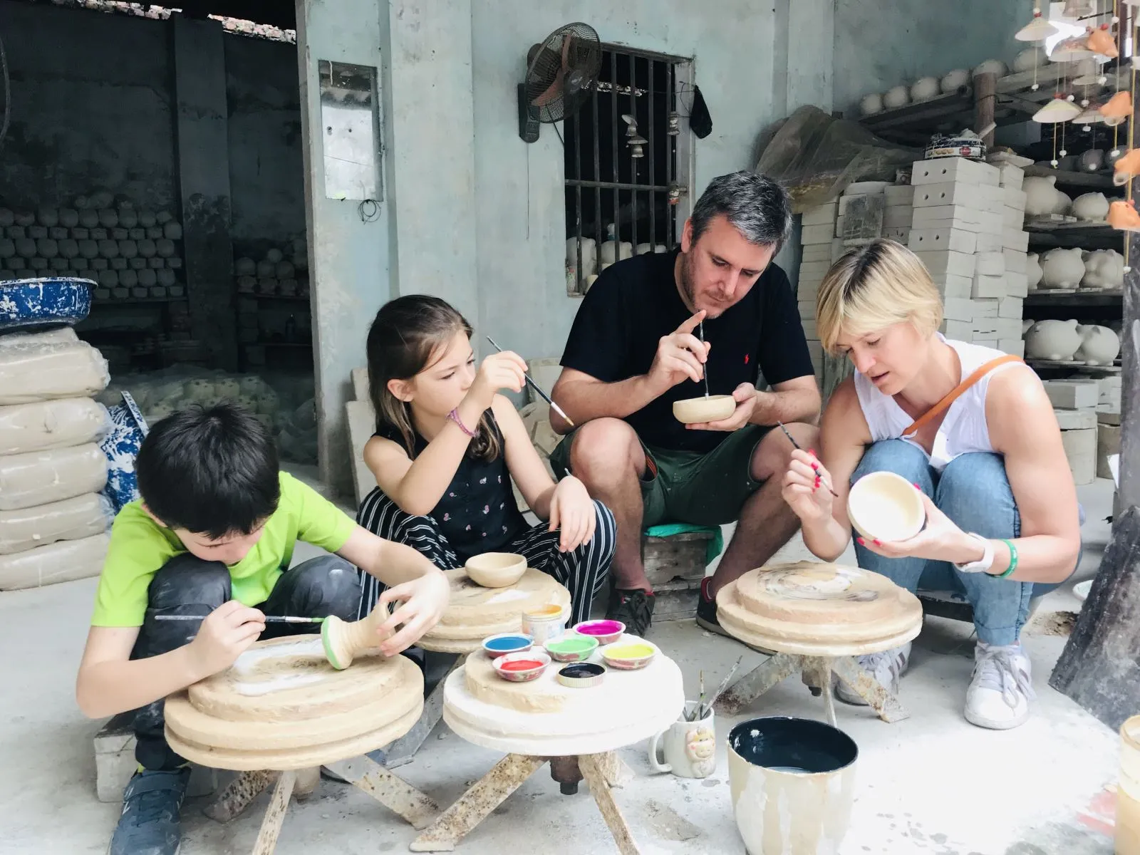 ceramica nel villaggio di Bat Trang