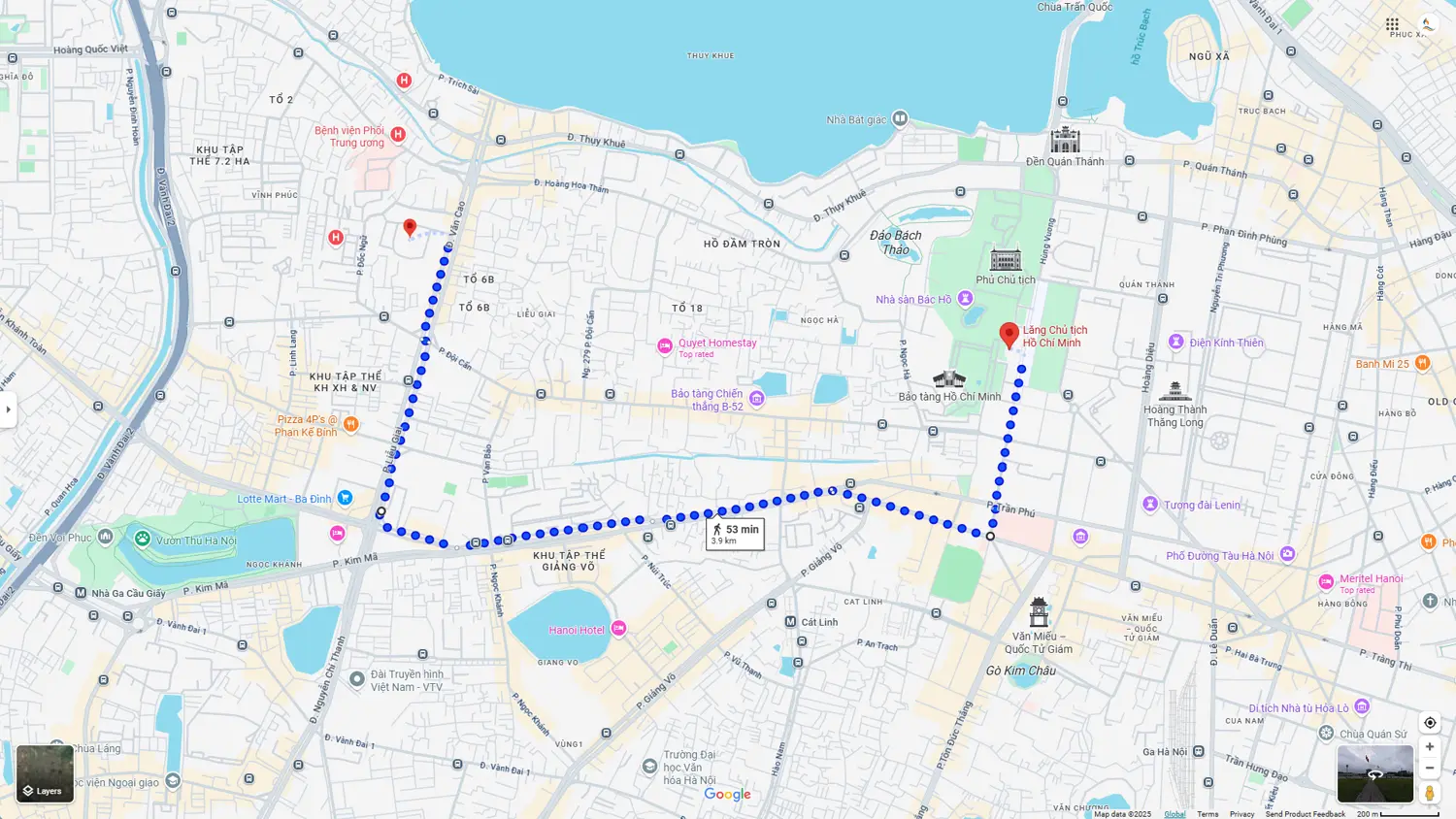 Chiusura delle strade ad Hanoi (route 3)