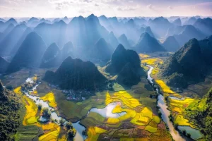 nord del Vietnam in autunno