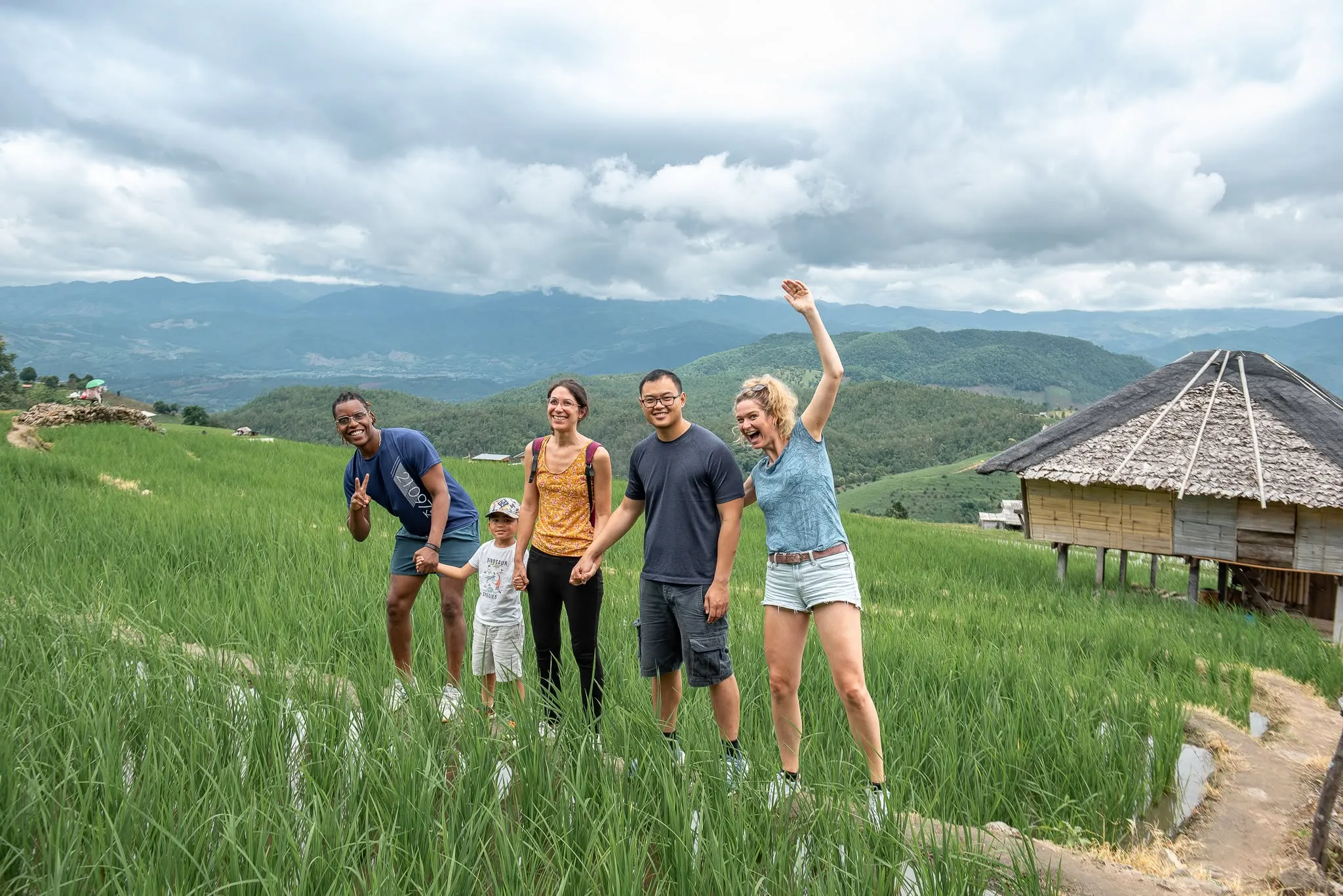 la stagione delle piogge in thailandia